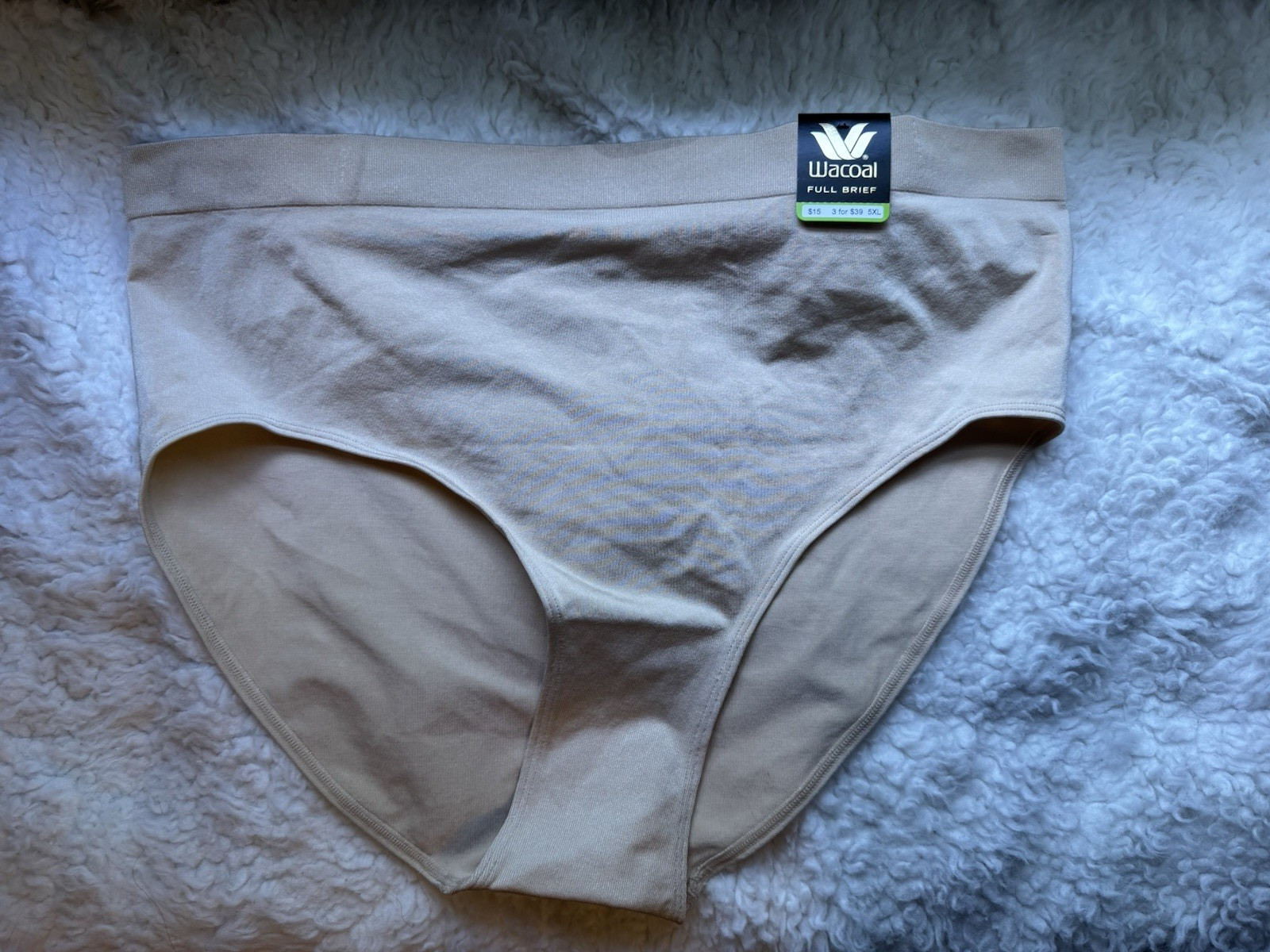 WACOAL 838175 Praline Shape Revelation Hourglass Shaping Brief Panty 5XL NEW