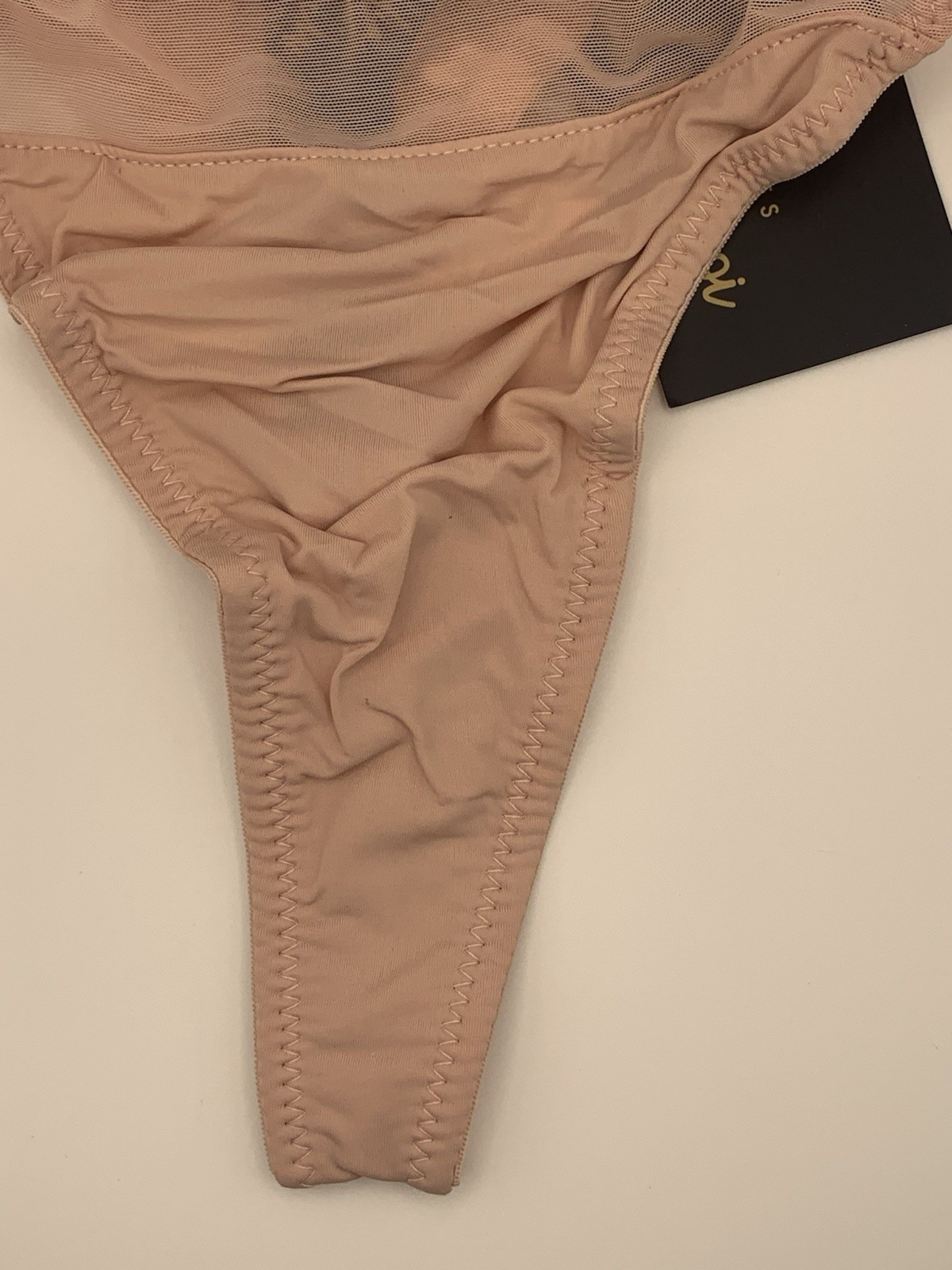 Pour Moi Cosmetic Pink India High Leg Thong 10 BNWT Freepost
