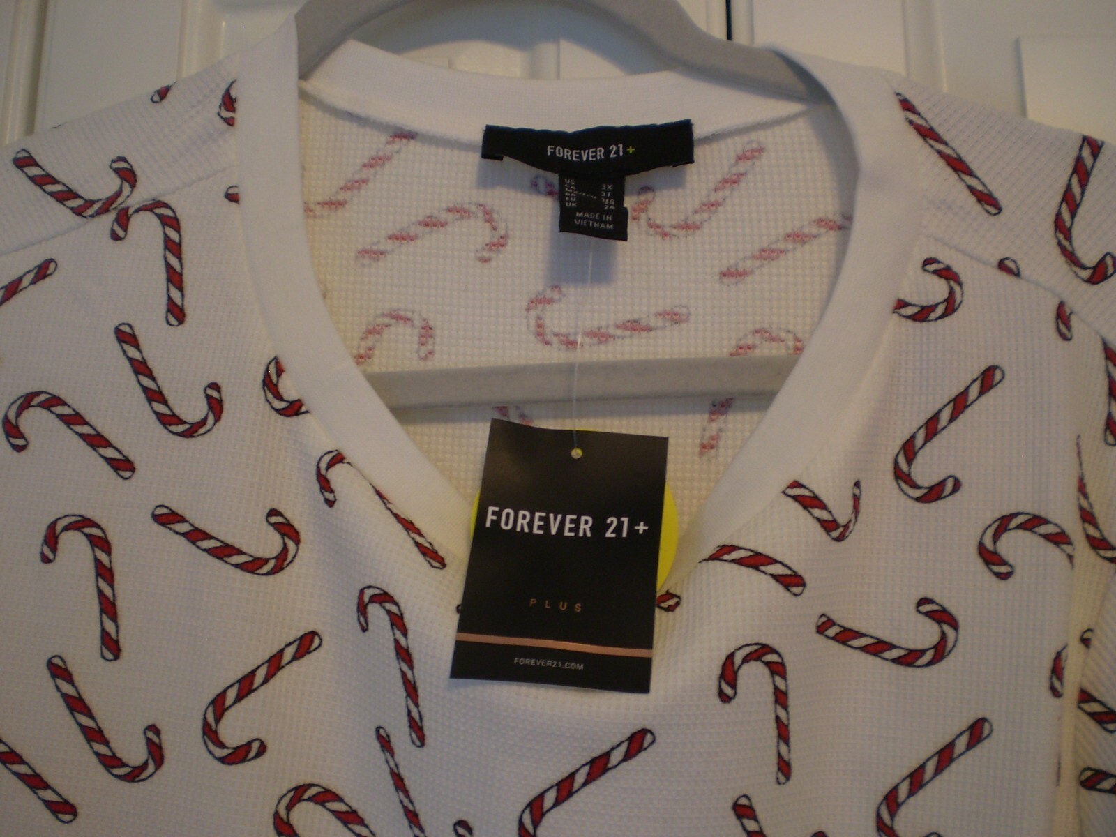 NWT FOREVER 21 3X CHRISTMAS PAJAMA TOP