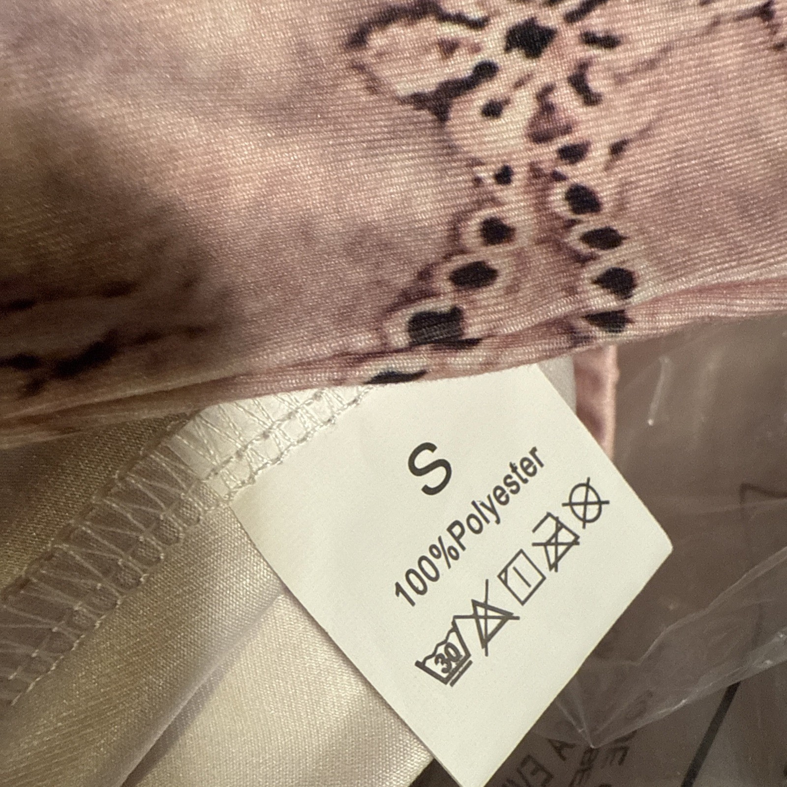 Pink. Xl. Printed. Lace Lagging