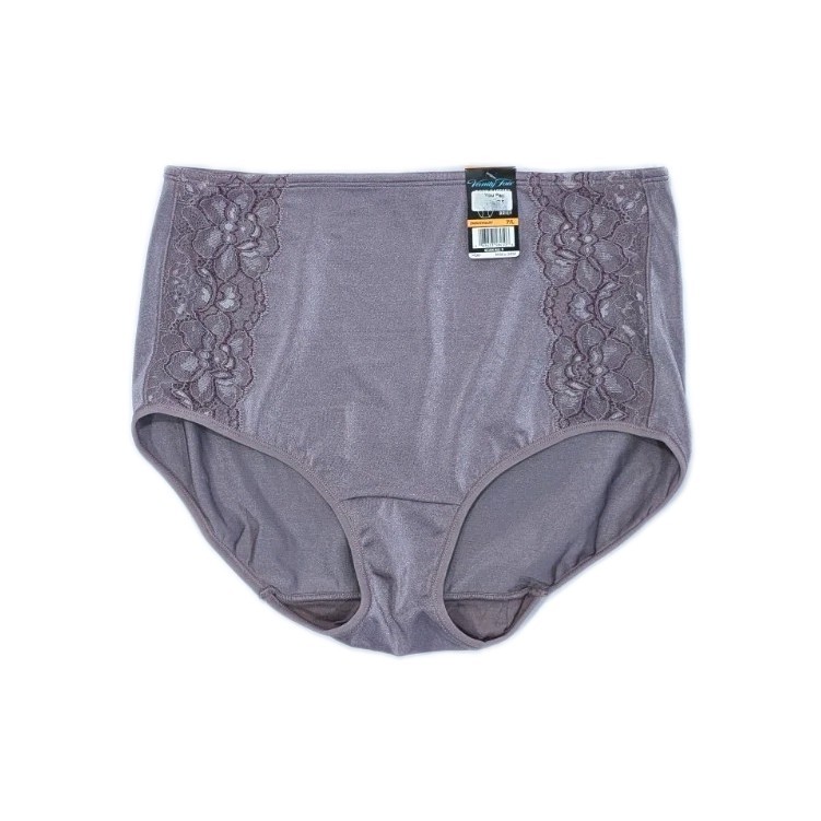 Vanity Fair Body Caress Sheen Brief Large 7 New Women Satin Panty Nylon 13127