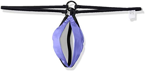 La-pomme Women’s Open-Hole G-String (215002) – Made in Japan with a Shiny Felica