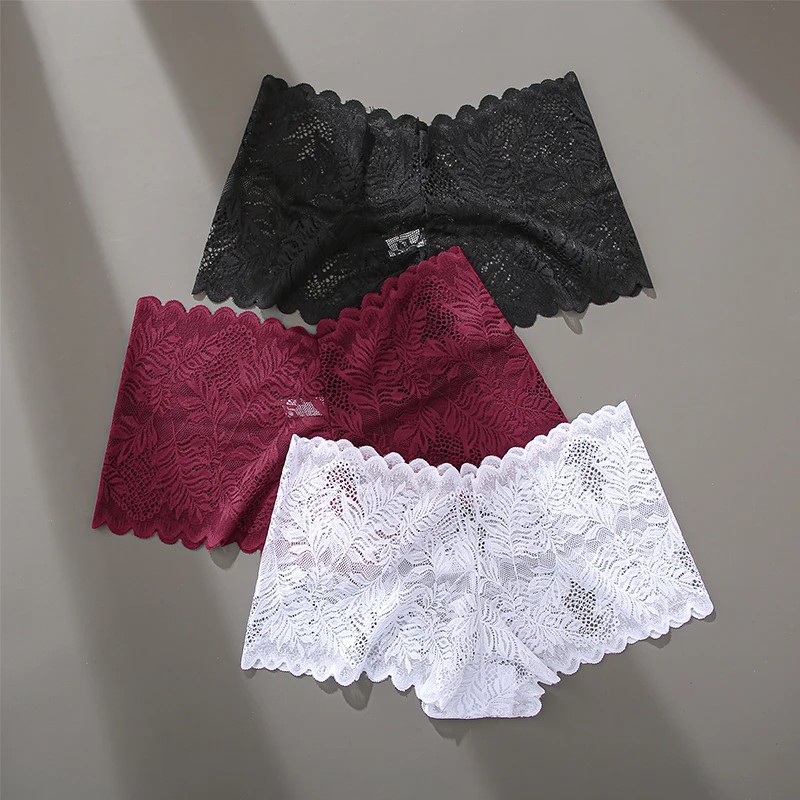 Nuevas 3pcs Sexy Bragas De Encage Para Mujeres Tangas Lenceria Ropa Interior