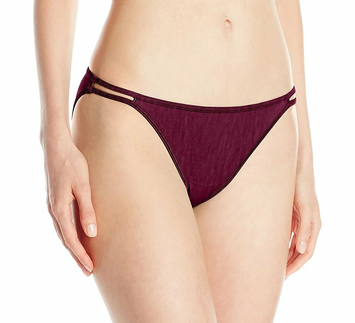 Size 7 (Large) Vanity Fair 18108 String-Bikini Panties “Love Spell” NEW W/Tags