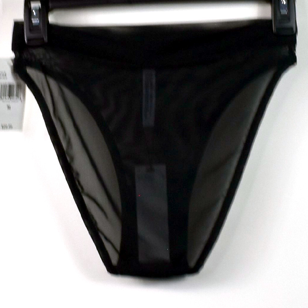 Steve Madden Womens Mesh Hi Leg Bikini Underwear Ch Size & Color New Panty 11875
