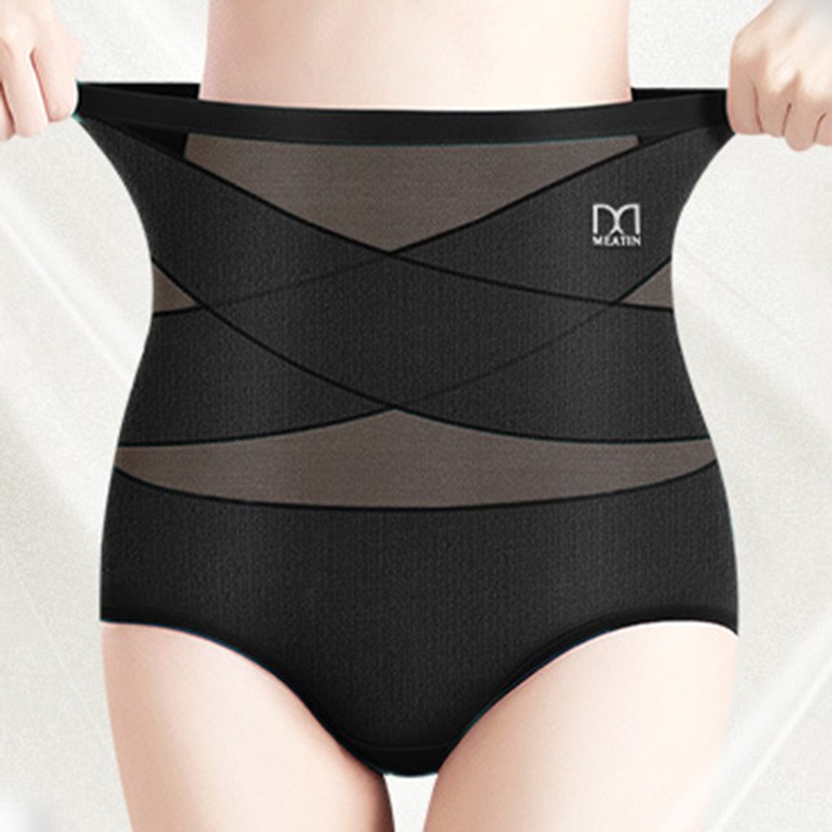 3Pack Women Underwear Panties Cross Tight Slimming Tummy Control Knickers Briefs