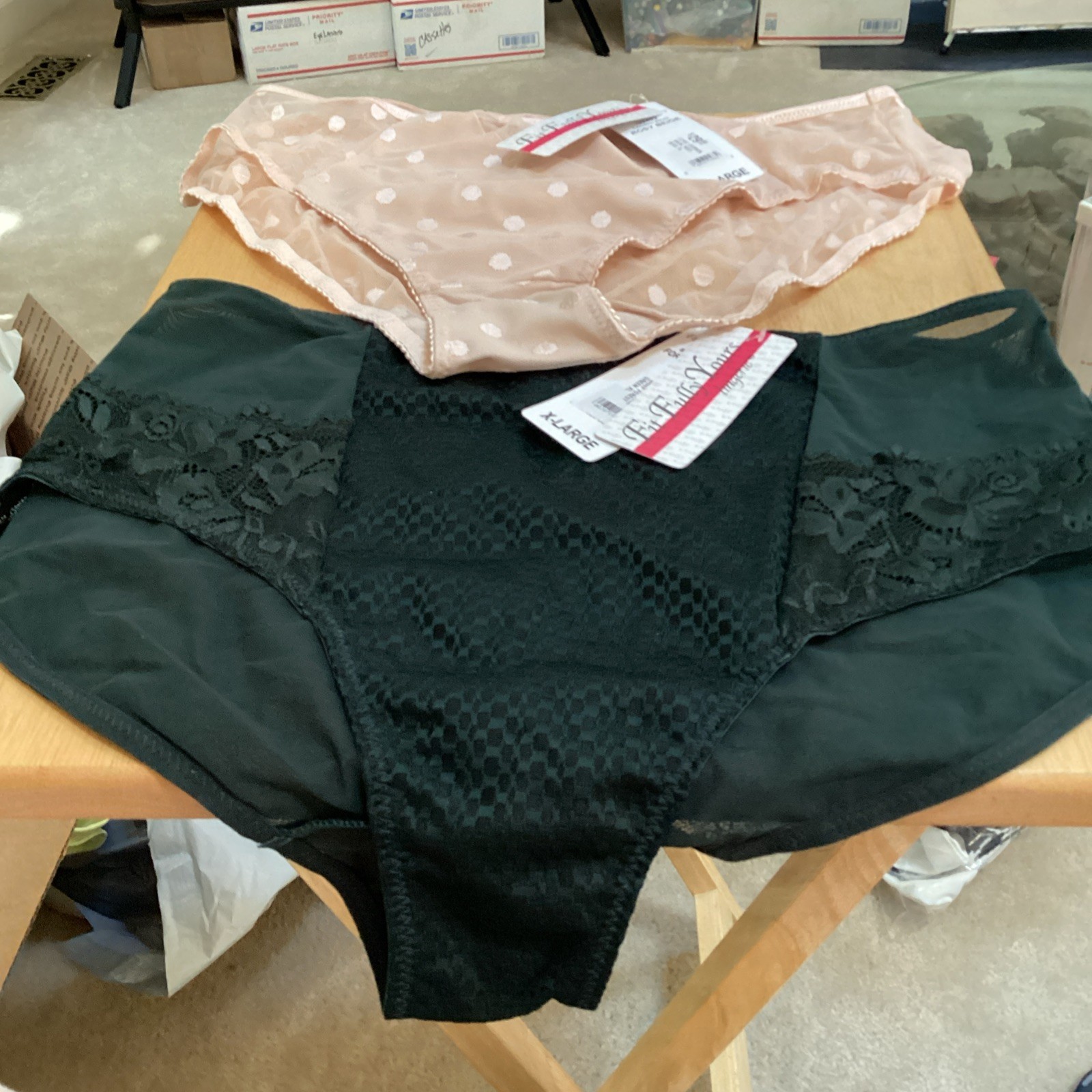Fit Fully Yours Forest Green & Rosy Beige XL panties