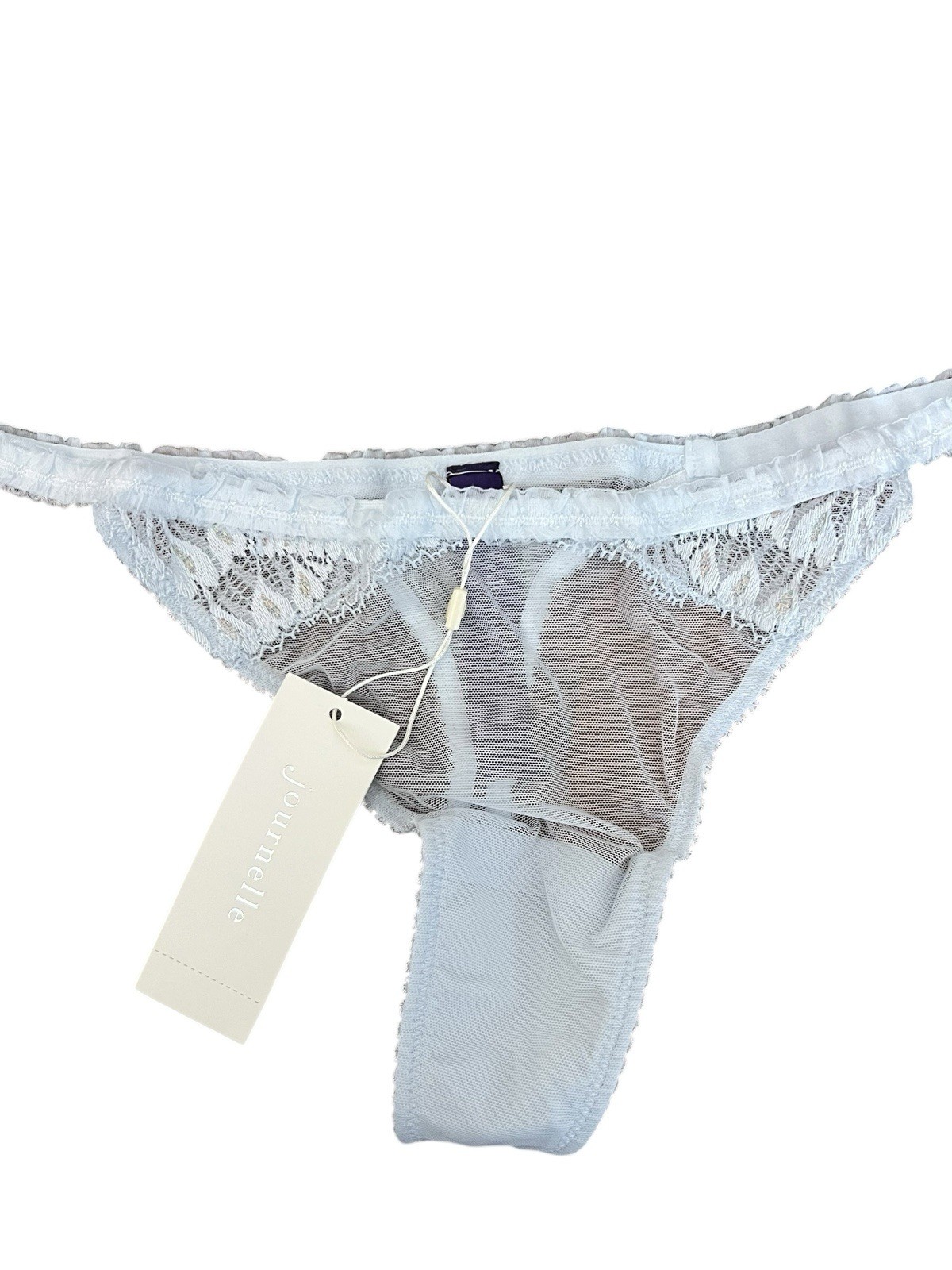 Free People x Journelle Loulou Thong Blue Lace Pant New RRP £45 Size S 8 10
