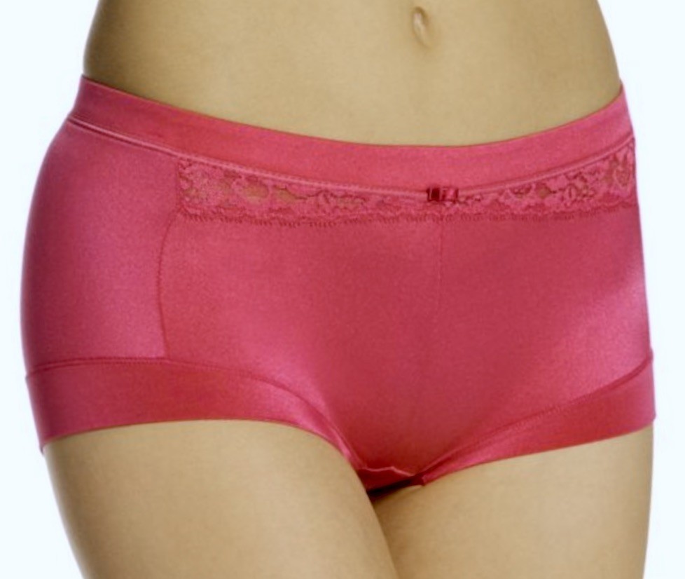 MAIDENFORM Dream Microfiber Coral Lace Inset Boyshort Panty Womens Sz XL 8