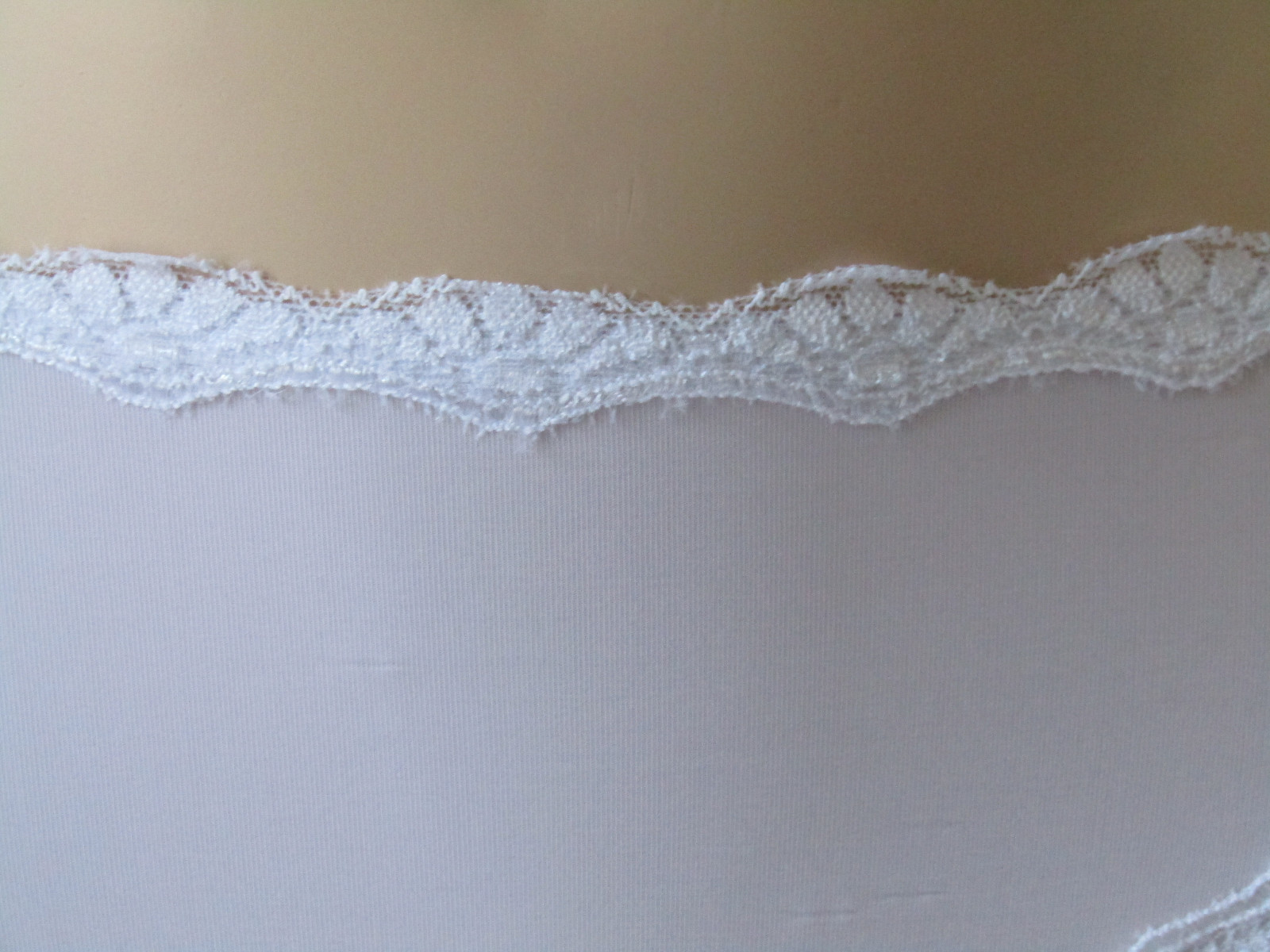 Thong White Or Black with Lace Trim Detail Small UK 8/10 I3
