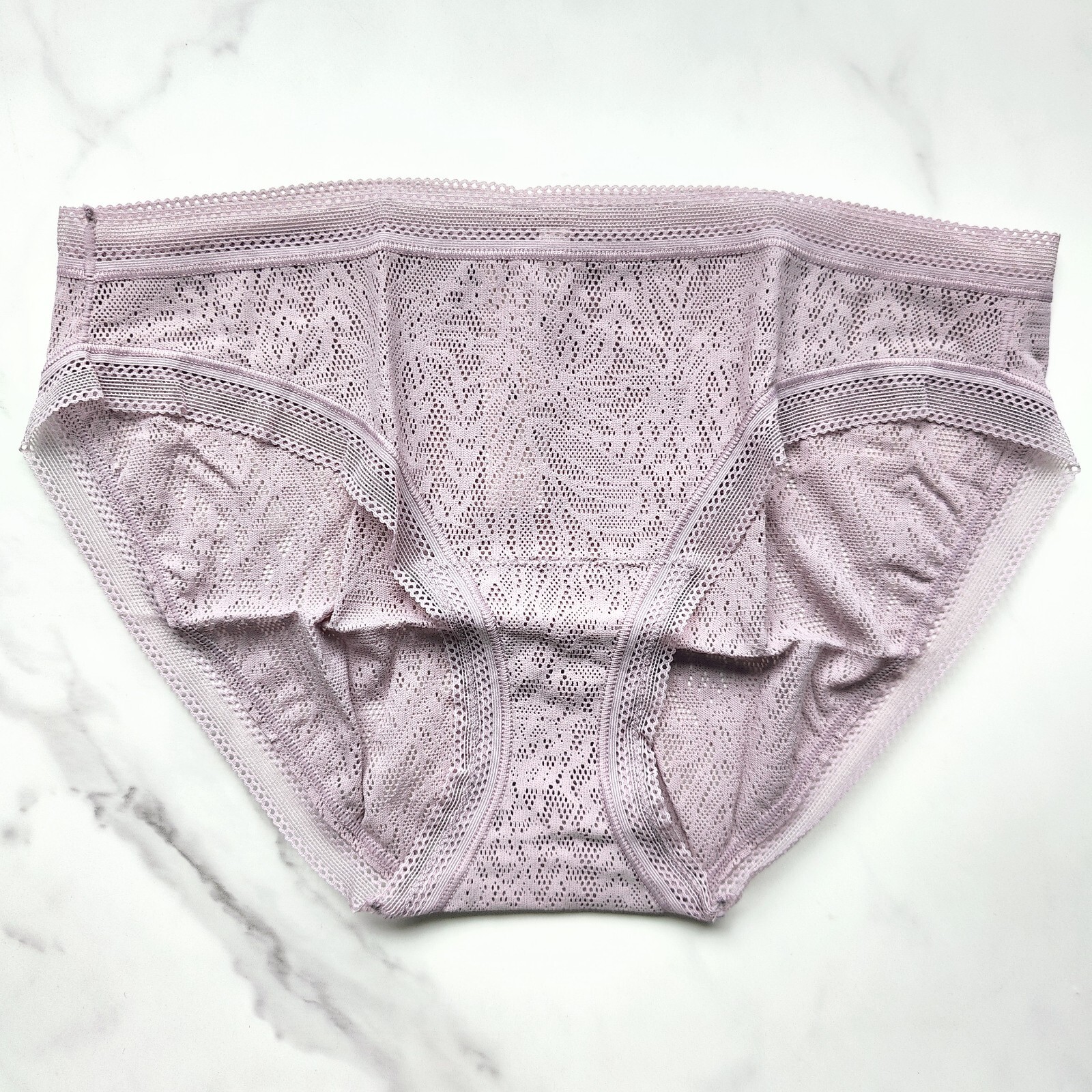 Soma Stretch Lace Hipster Panty Elderberry SZ S/M/XL