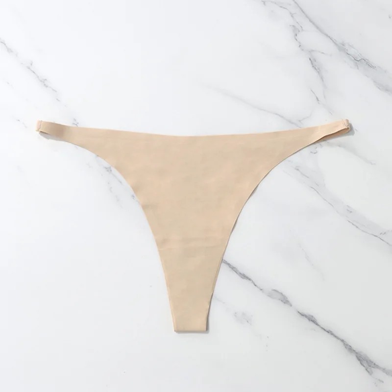 Women Sexy Seamless G-String Thong Low Rise Soft Breathable Stretch Underwear