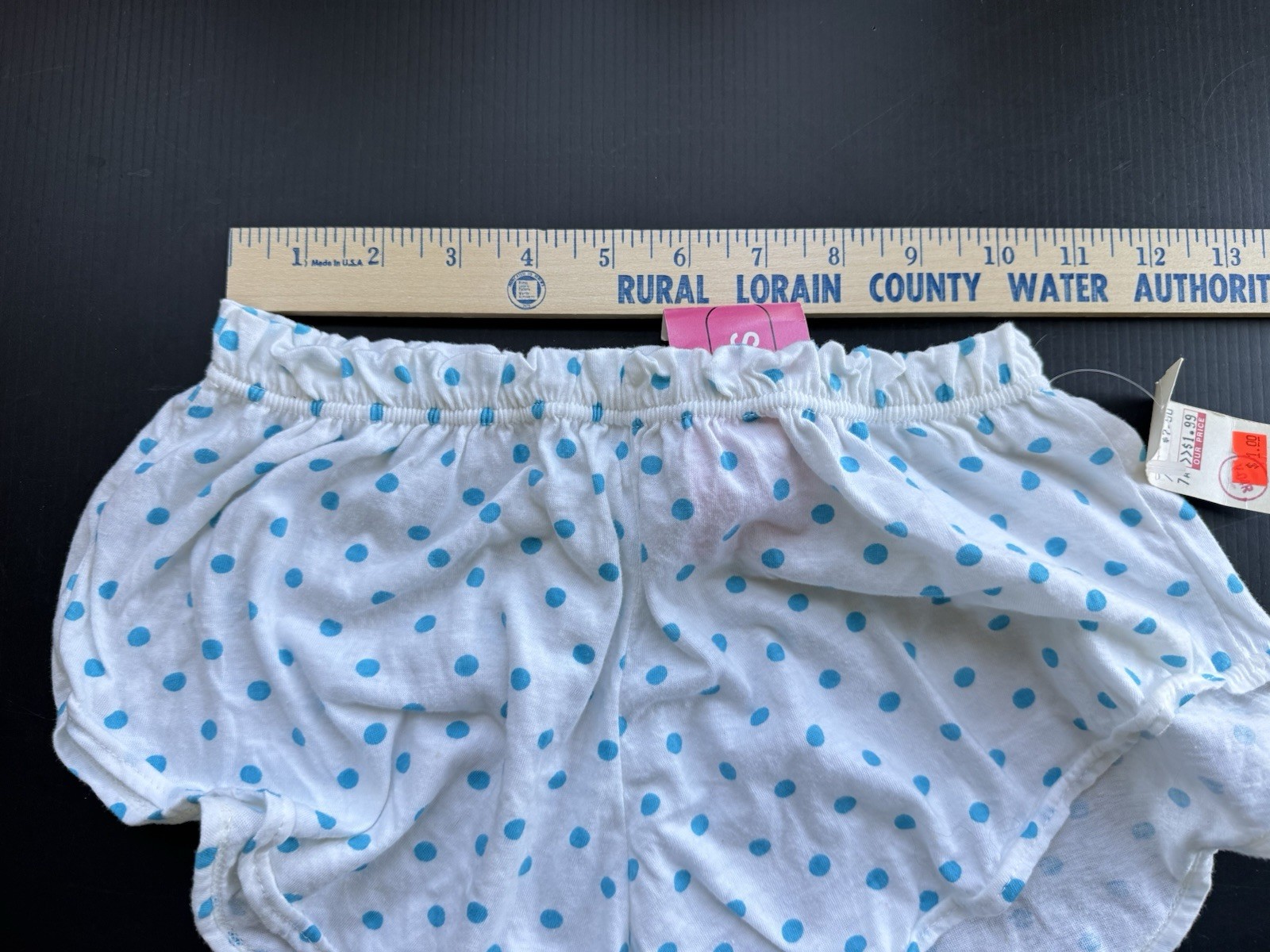ST EVE POLKA DOT WOMENS BOXERS 100% COTTON SIZE MEDIUM VINTAGE CLOTHING
