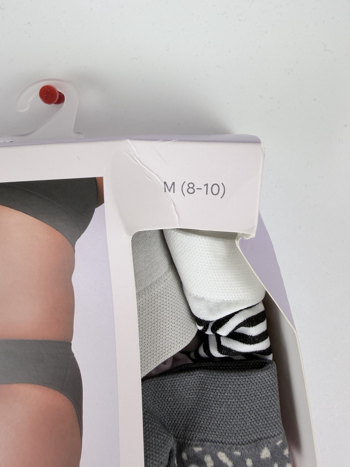 Auden Women’s Size MEDIUM(8/10) Multicolor Seamless Panties 6 pack OPEN BOX