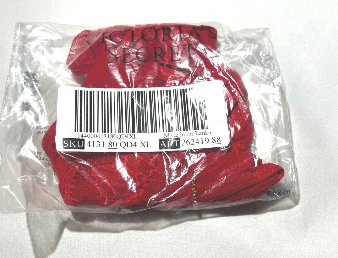 NWT Victoria’s Secret UNIQUE Chain Back Brazilian Panty ~ XL