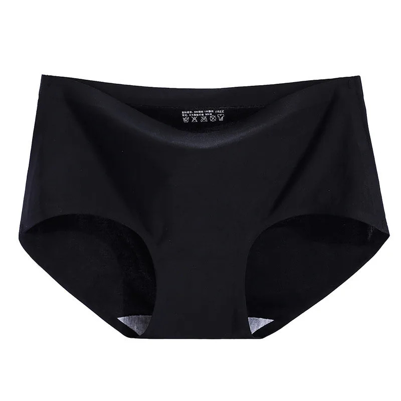 New 1Pcs Women’s Panties Seamless Underwear Ice Silk Comfortable Sexy Underpants