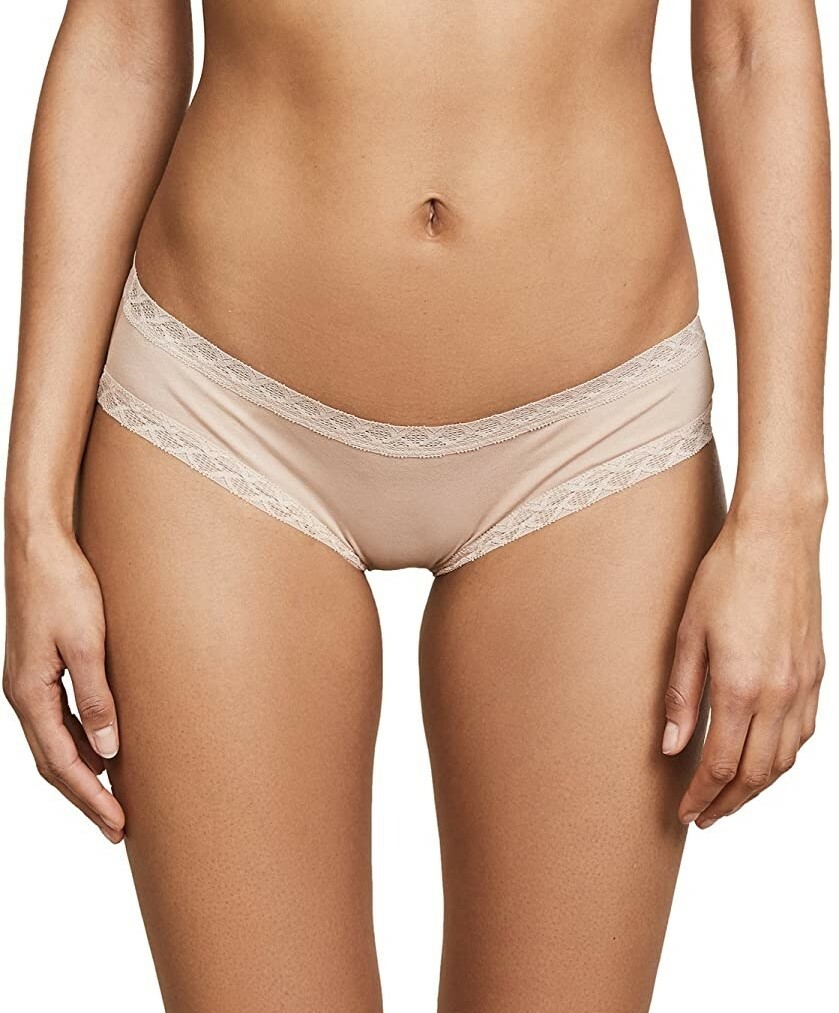 Natori Women’s 237704 Bliss Cotton Briefs Cafe Underwear Size L