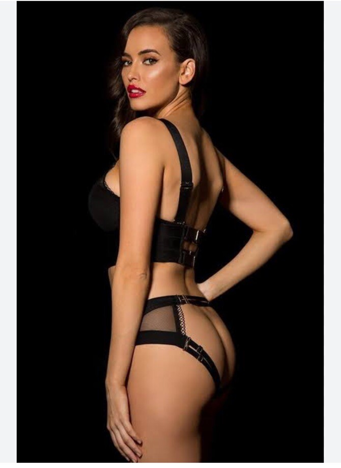 New honey birdette Vienna Open Back Brief size medium