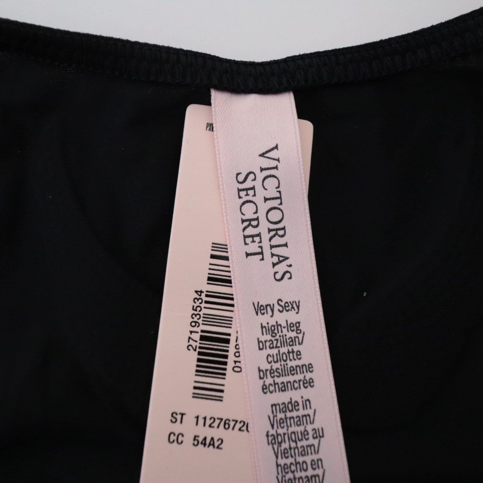 Victoria’s Secret VERY SEXY Angel Wings Shine Strap Satin Brazilian Panty S M L