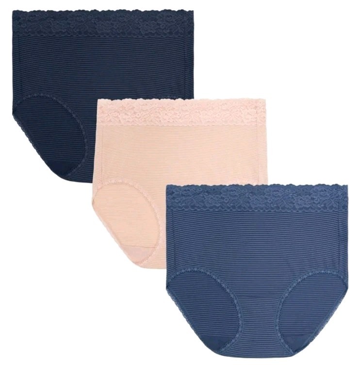Vanity Fair Women’s SMALL (5) Light & Luxe 6 PACK Brief 3413135 Lace #21426-#103