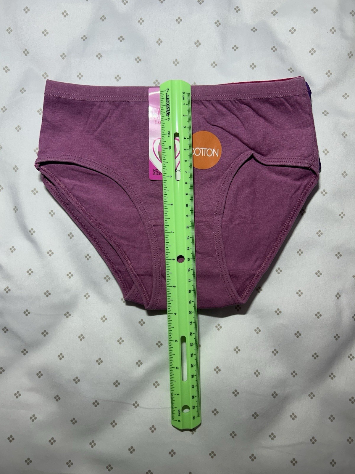 12Pack Girls Cotton Briefs Underwear Size6 Multicolor JABEssentials New WithTags