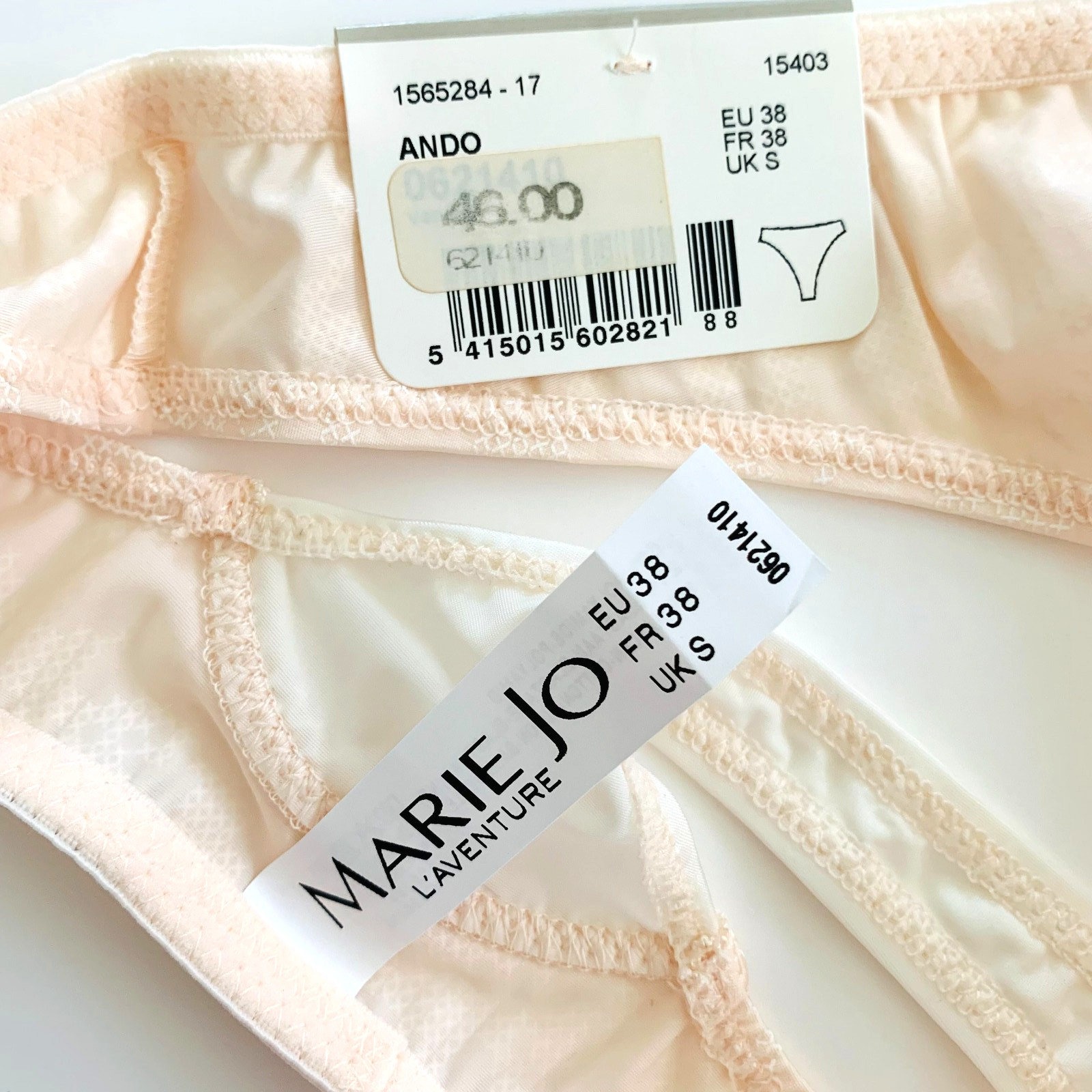 NWT Marie Jo L’Aventure Ando Thong Panty US/UK Small FR/EU 38 Floral fit some XS