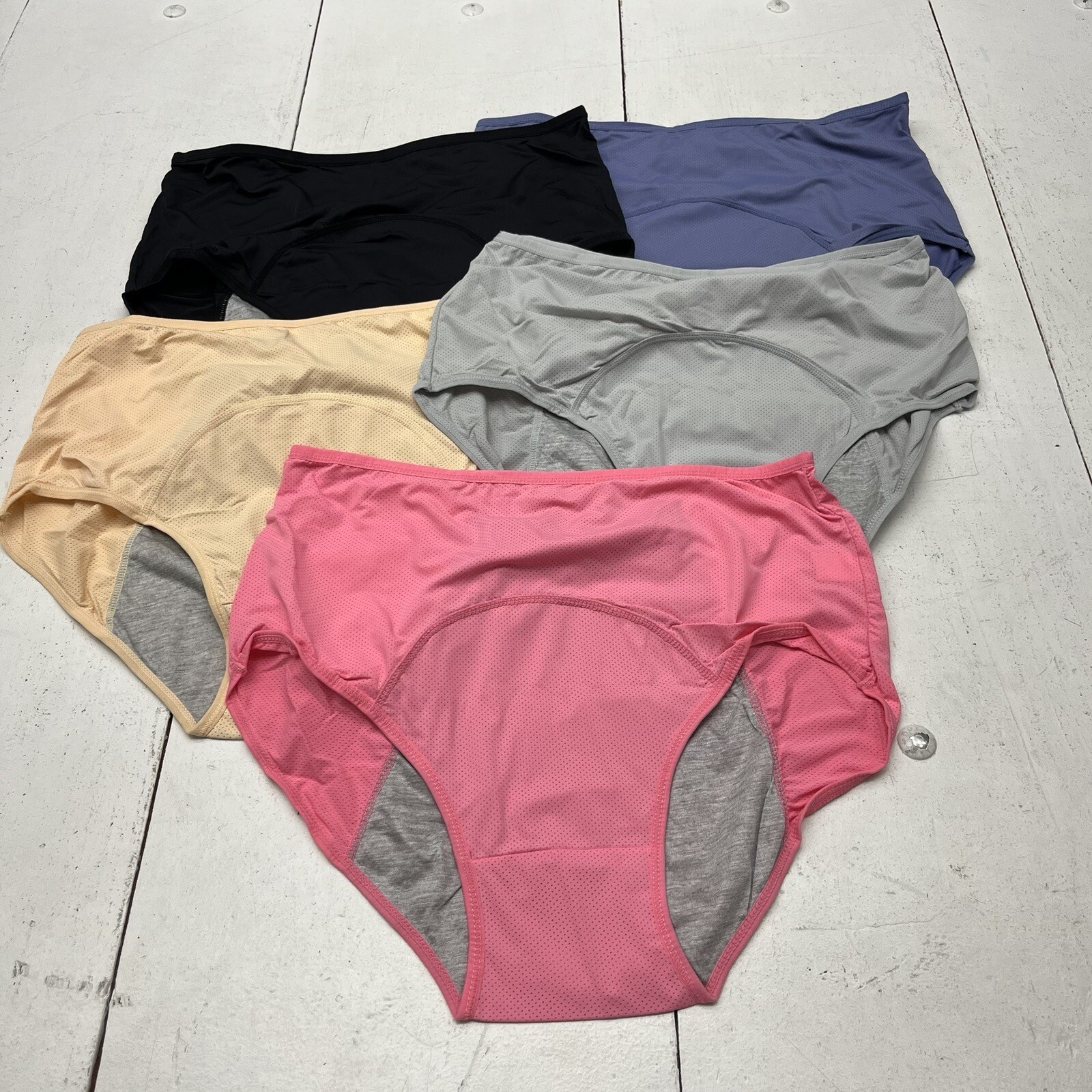 Multicolored Assorted 5 Pack Hipster Underwear Women’s Size X-Large NEW