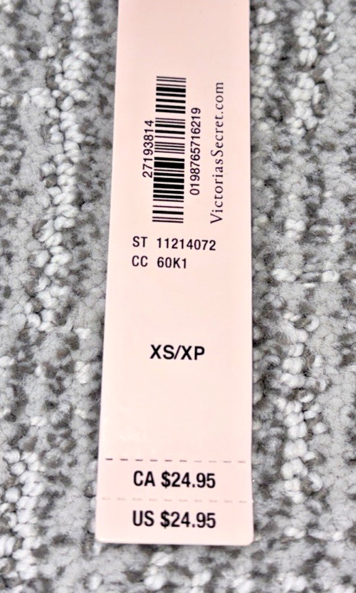 Victoria’s Secret Very Sexy NWT XS Green Spellout Shine Strap Thong Panty
