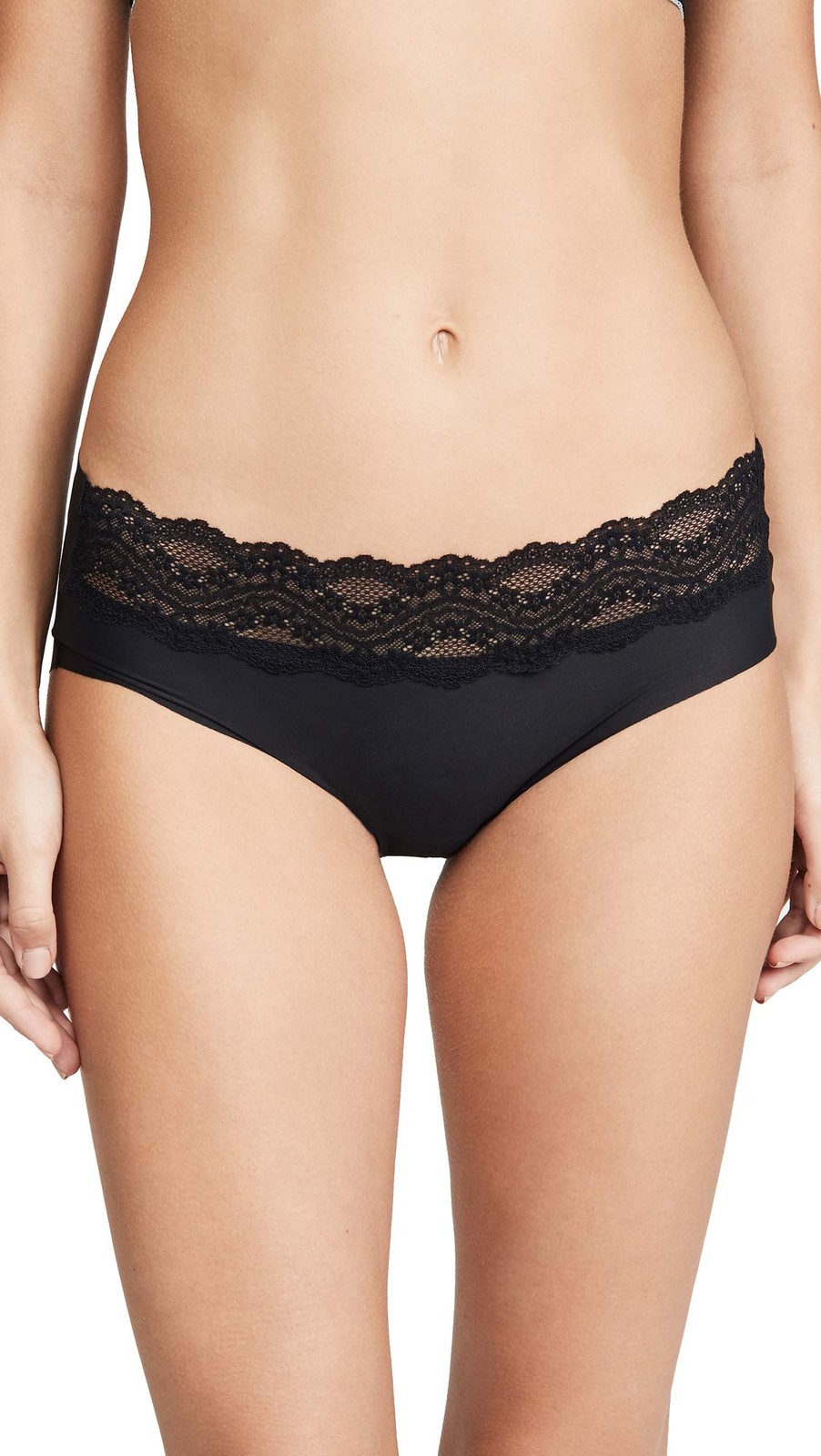 b.tempt’d by Wacoal Women’s b.bare Hipster Panty, Night, Small