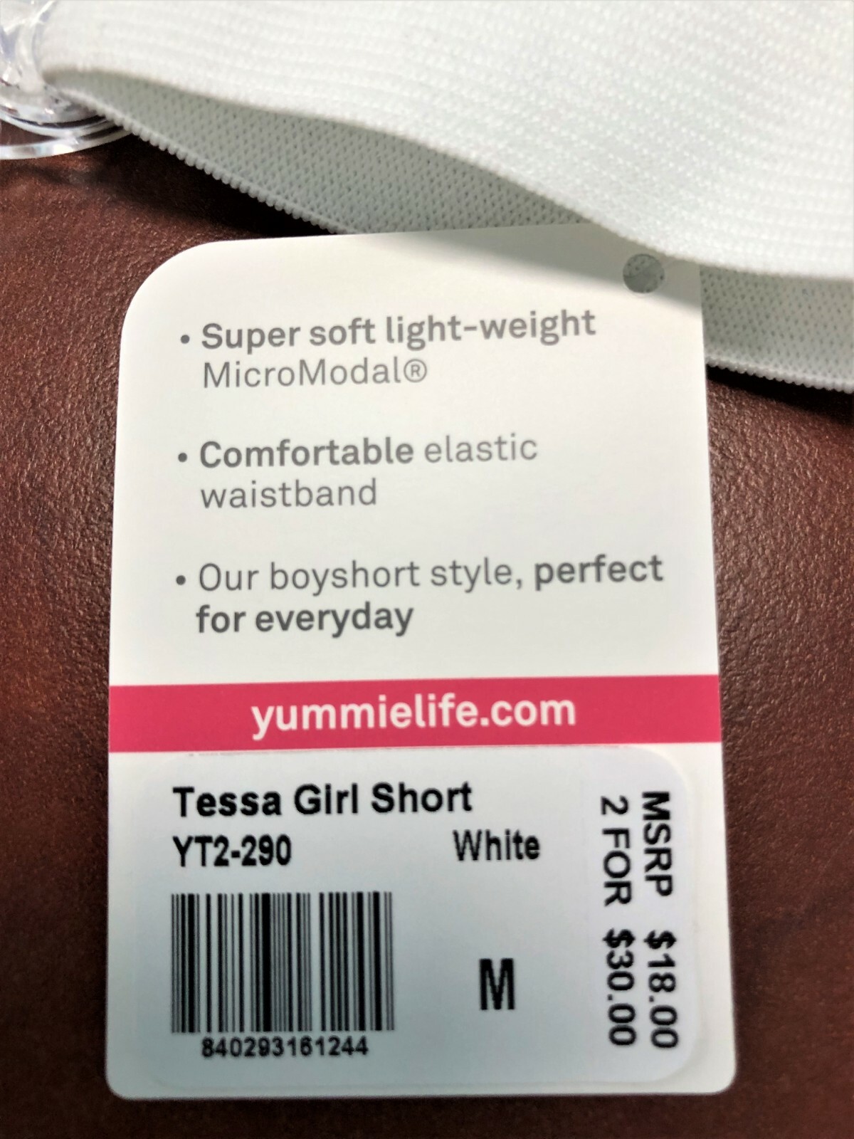Yummie by Heather Thomson Tessa MicroModal® Stretch Mid-Rise Girl Shorts NEW