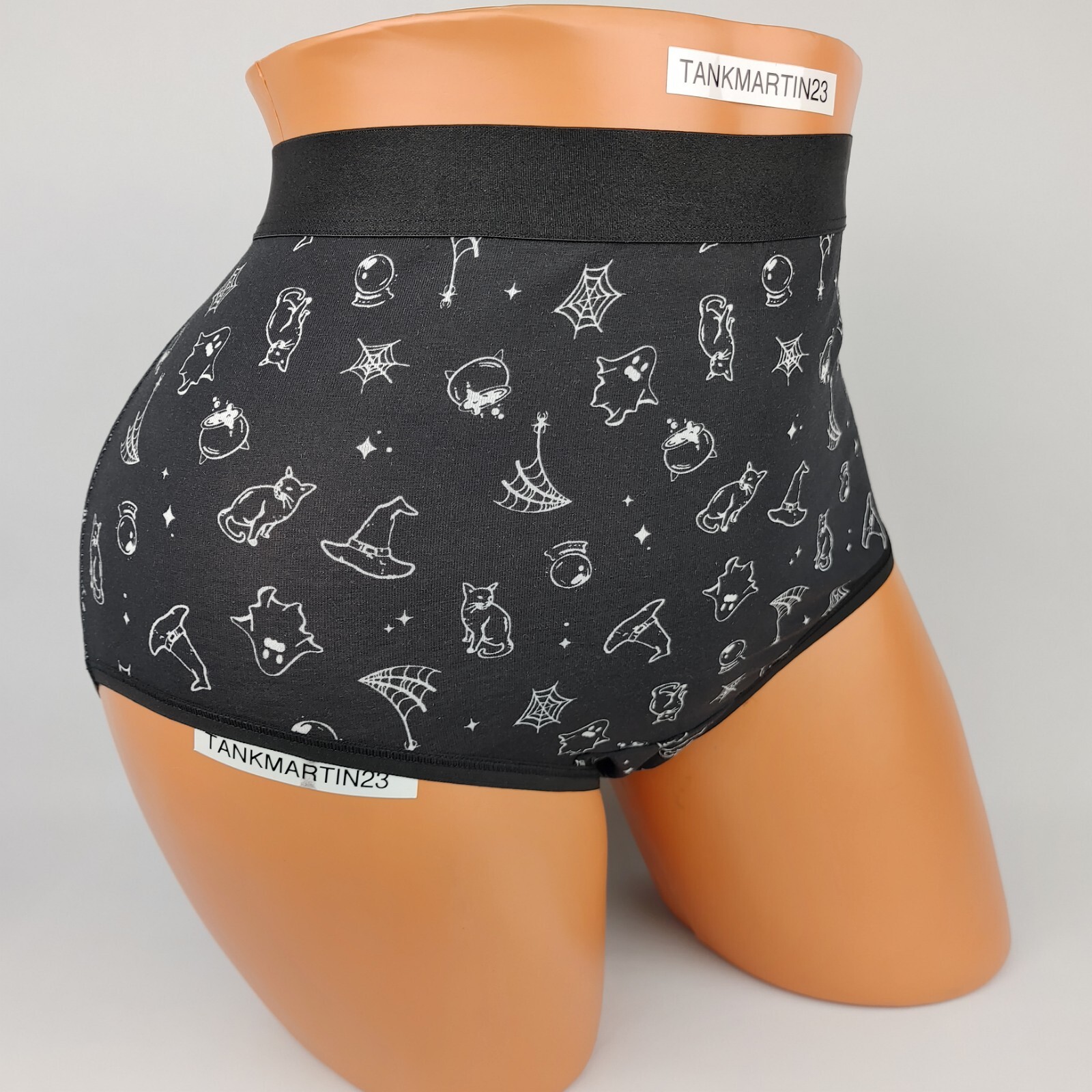 LANE BRYANT CACIQUE PLUS 22/24 COTTON FULL BRIEFS WITCH CAT GHOST PANTY PANTIES