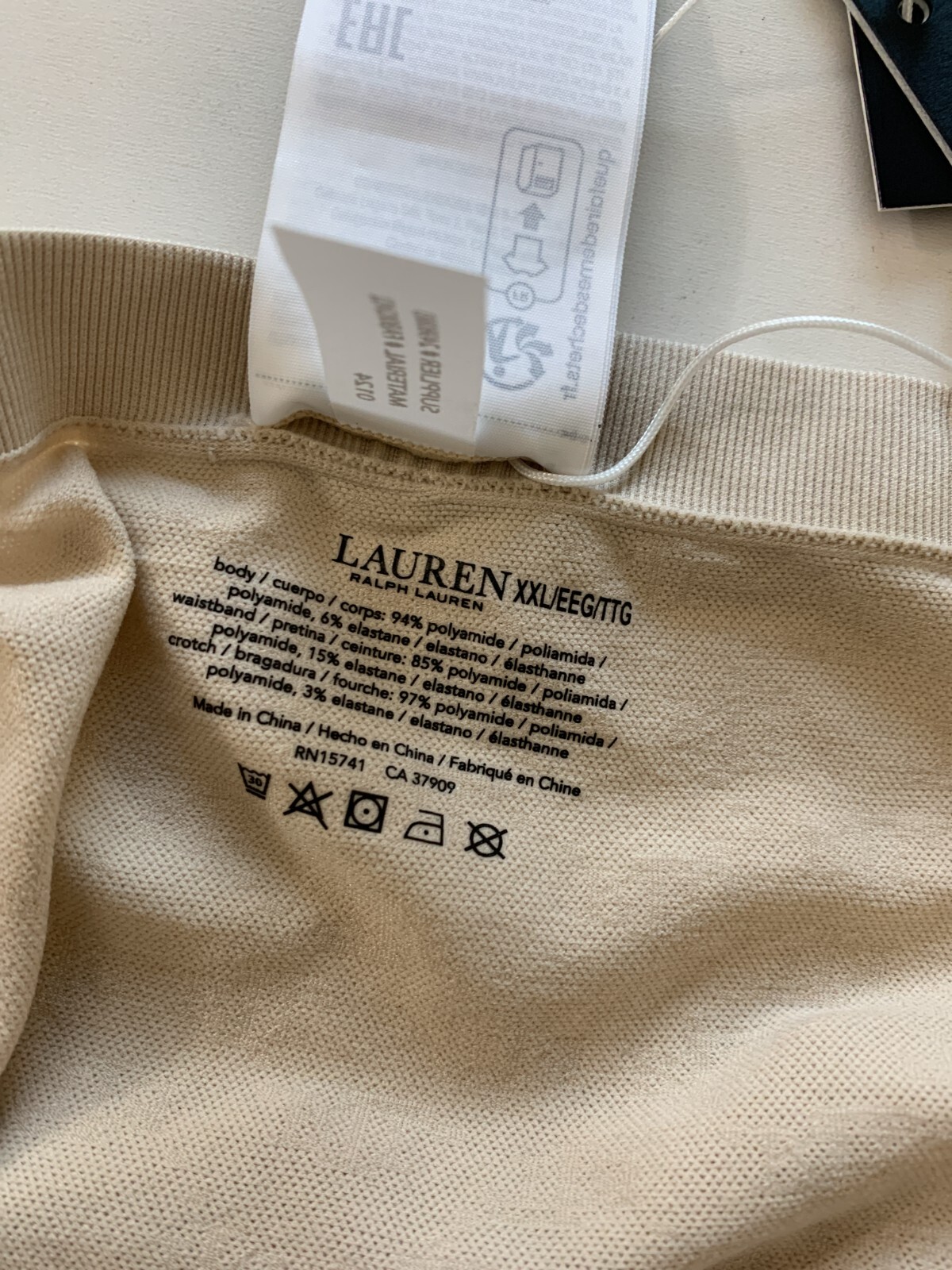 Ralph Lauren Women’s Sz XXL Monogram Mesh Jacquard Bikini Brief Underwear 4L0048