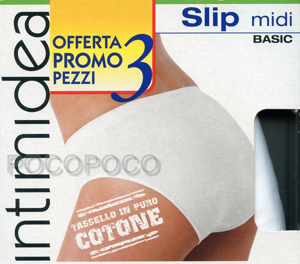 3 Women’s Midi Slips In Stretch Microfiber Intimidea Seamless 310283 Medium