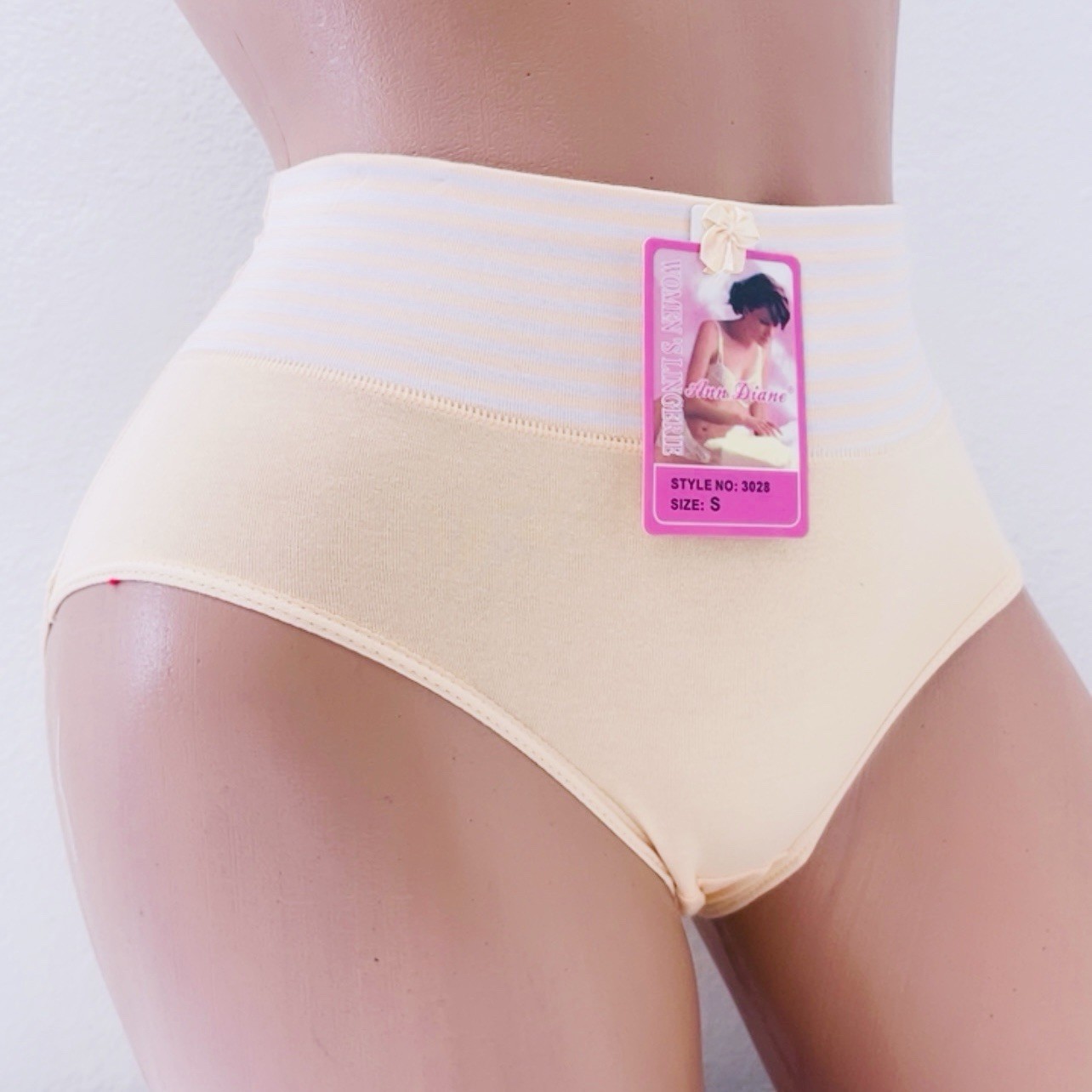 Lot 6 Women’s High Waisted Cotton Full Coverage Soft Stretch Panties 3028 Sz L