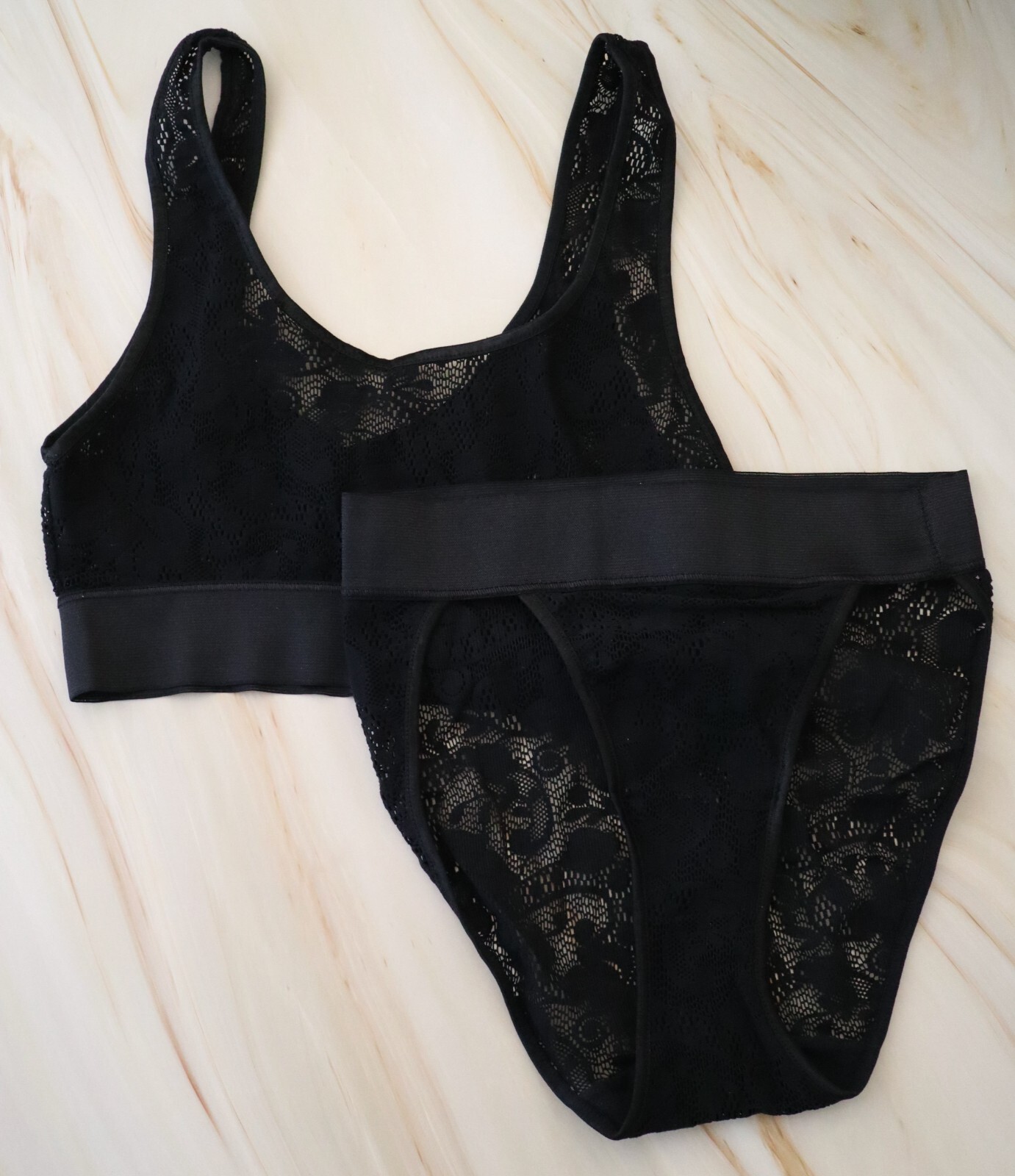 NEW Victoria’s Secret VTG 90s Crown Cami Bra Lace Brief Panties Set Lot SMALL