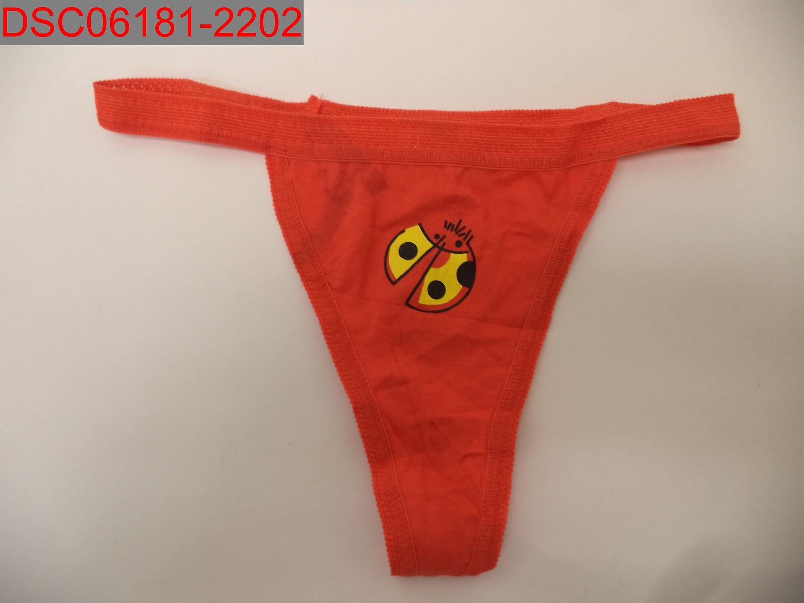 NWOT – Stain, Feel Free Women’s Orange Thong Panty, Size 48 Russian, Size L US