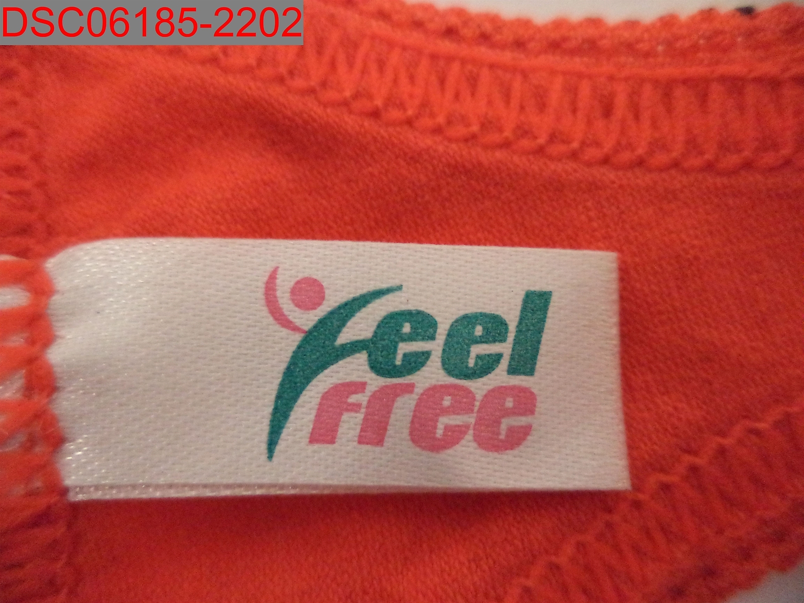 NWOT – Stain, Feel Free Women’s Orange Thong Panty, Size 48 Russian, Size L US
