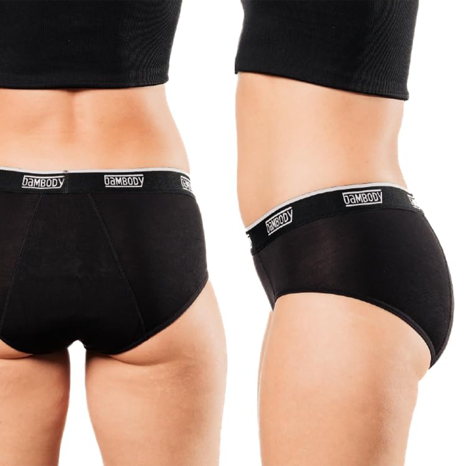 Absorbent Hipster for Light Flow, Sporty Period Panties for Women & Teens – C…