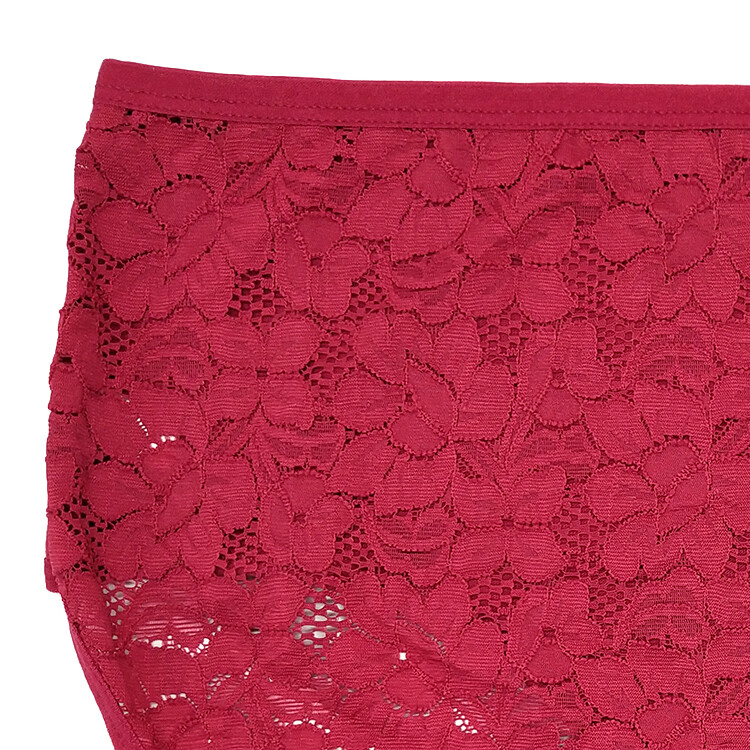 Womens Cotton Lace Briefs Midi Maxi High Waist Knickers Plus Size Soft Comfort