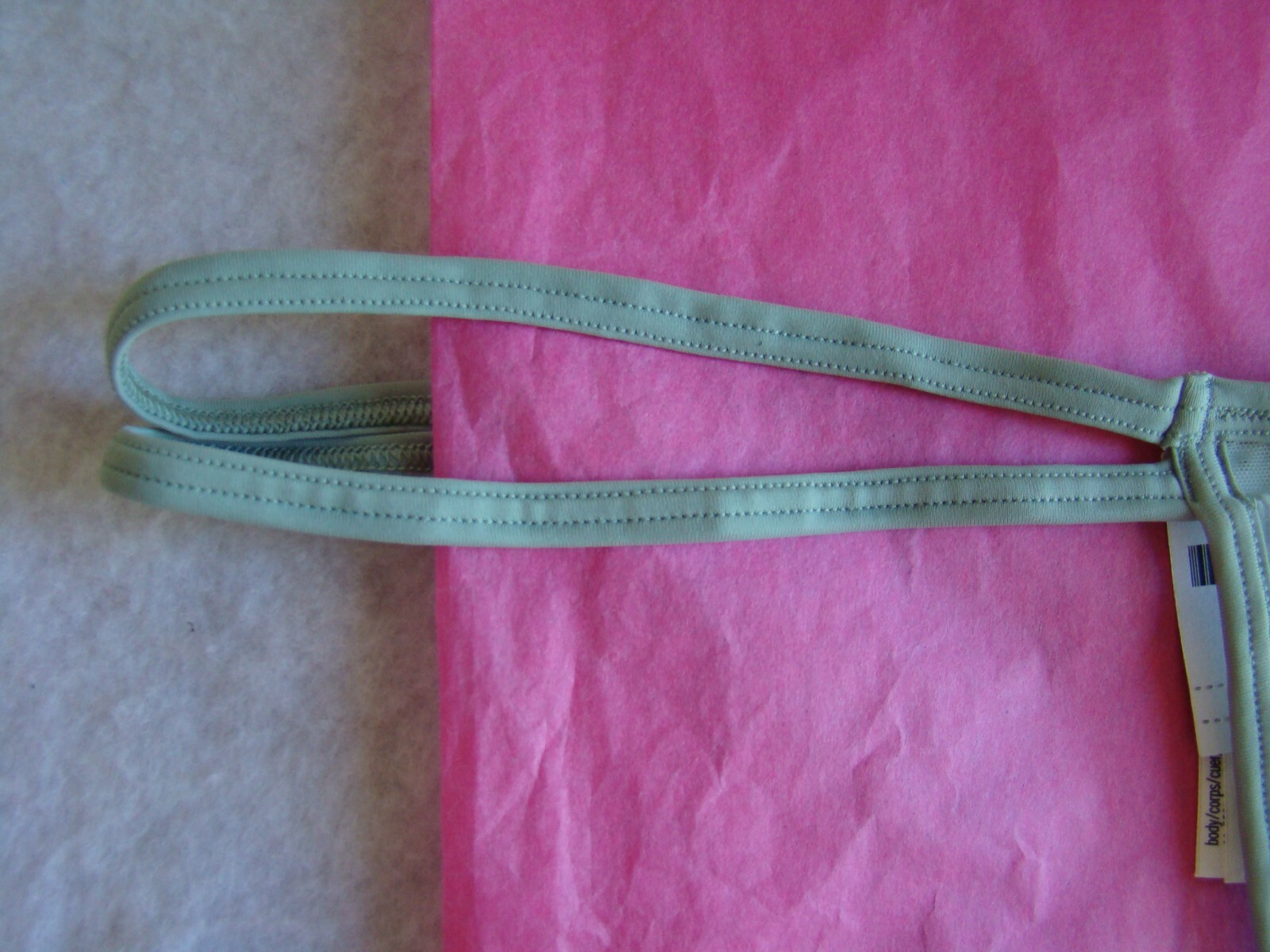 New Victoria’s Secret Mint Green PINK Logo Pattern All Over Thong String Panties