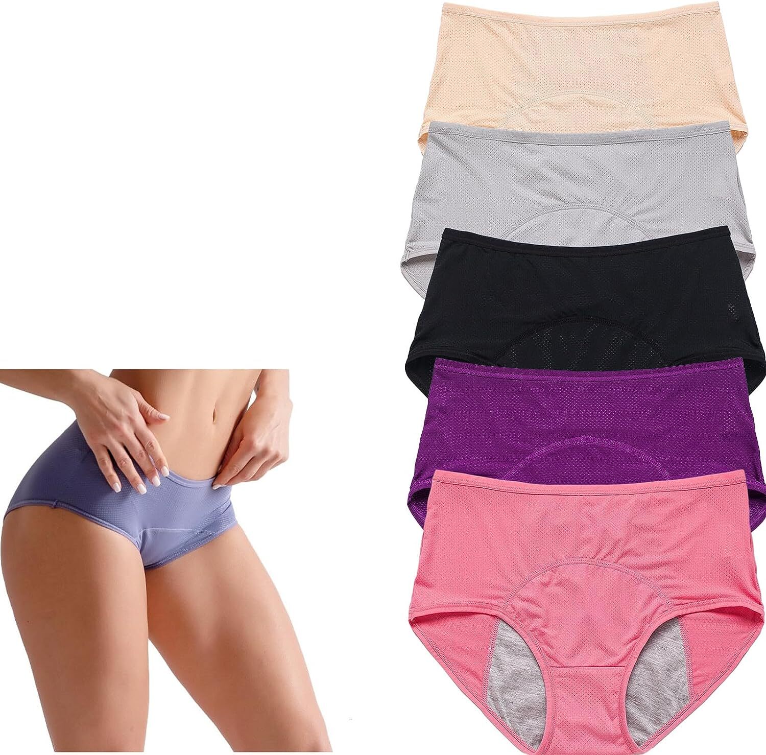 Leakproof Panties for Over 60#s, Prioatfew Leakproof Panties