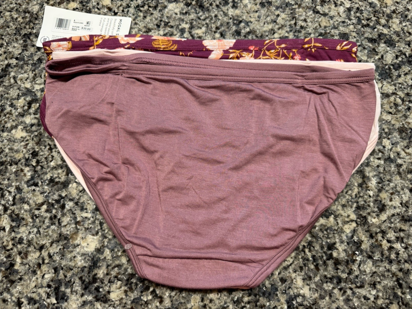 Jockey Supersoft MULTICOLOR Floral Modal Stretch Underwear Bikini 5/S