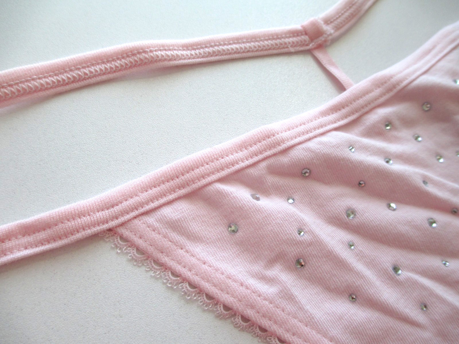 VICTORIA’S SECRET Cotton V-String Thong Panty S M L XL Pink Shine FREE SHIP 4+