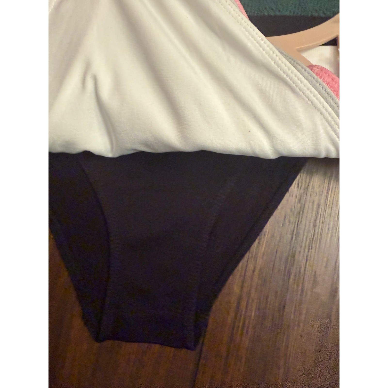Jilla Intimate Tanga Panties 4 Pack Small Black White Grey Pink Floral Seamless
