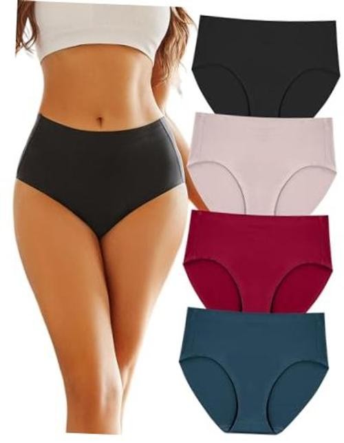 Women’s High Waisted Seamless X-Large Black & Red & Wood Green & Khaki