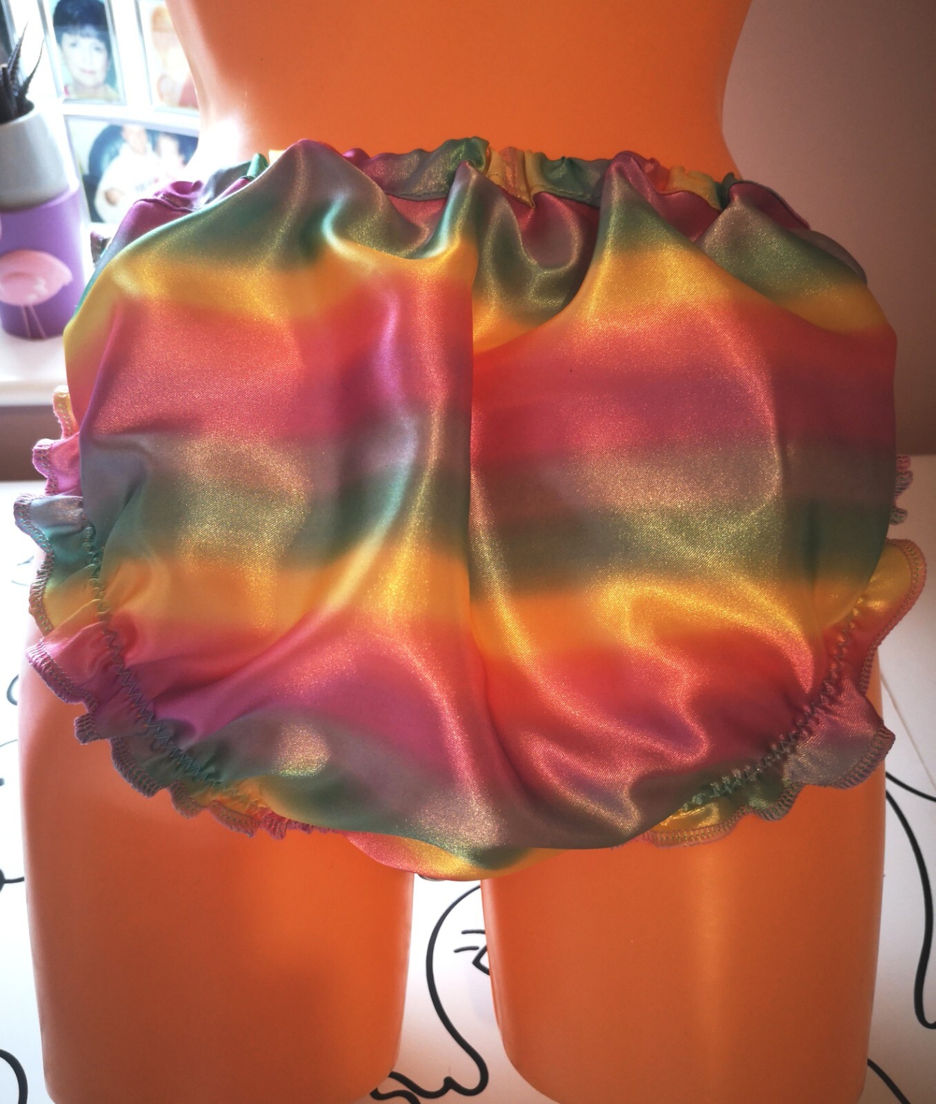 🌸MADE TO ORDER* SATIN Tanga style “SISSY “Knickers any size..any colour🌸