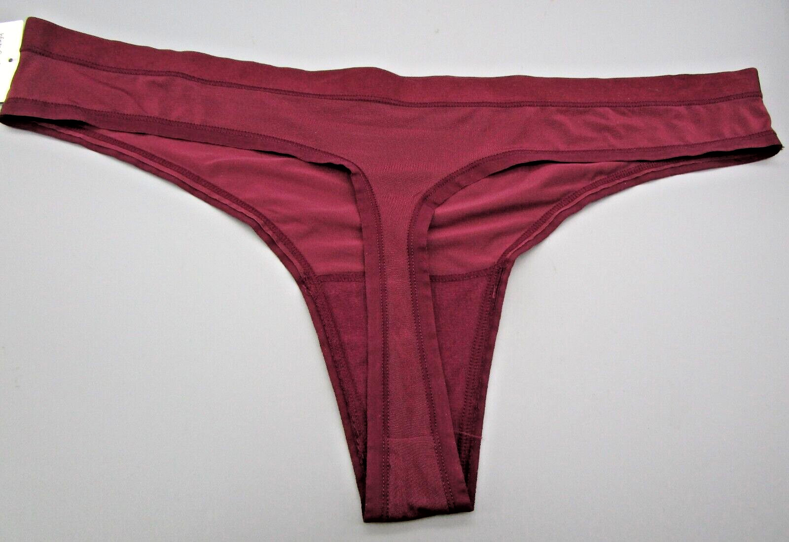 LE MYSTERE~S / M 6-8~8838~Dark Cherry INFINITE COMFORT Thong Panty