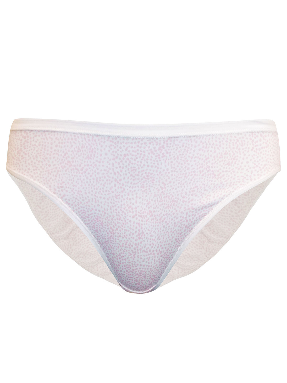 Ladies White Underwear No VPL High Leg Knickers Sizes 10-20 pack of 2