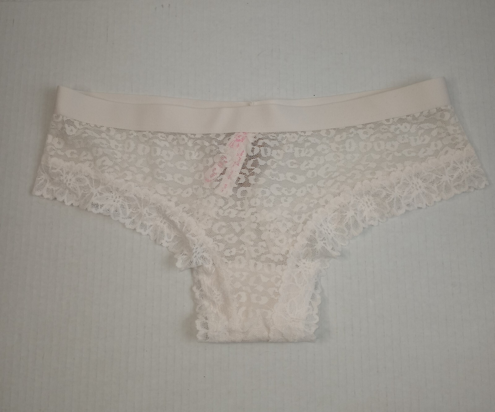 Victoria’s Secret PINK Ivory Lace Hipster Cheeky Panty L