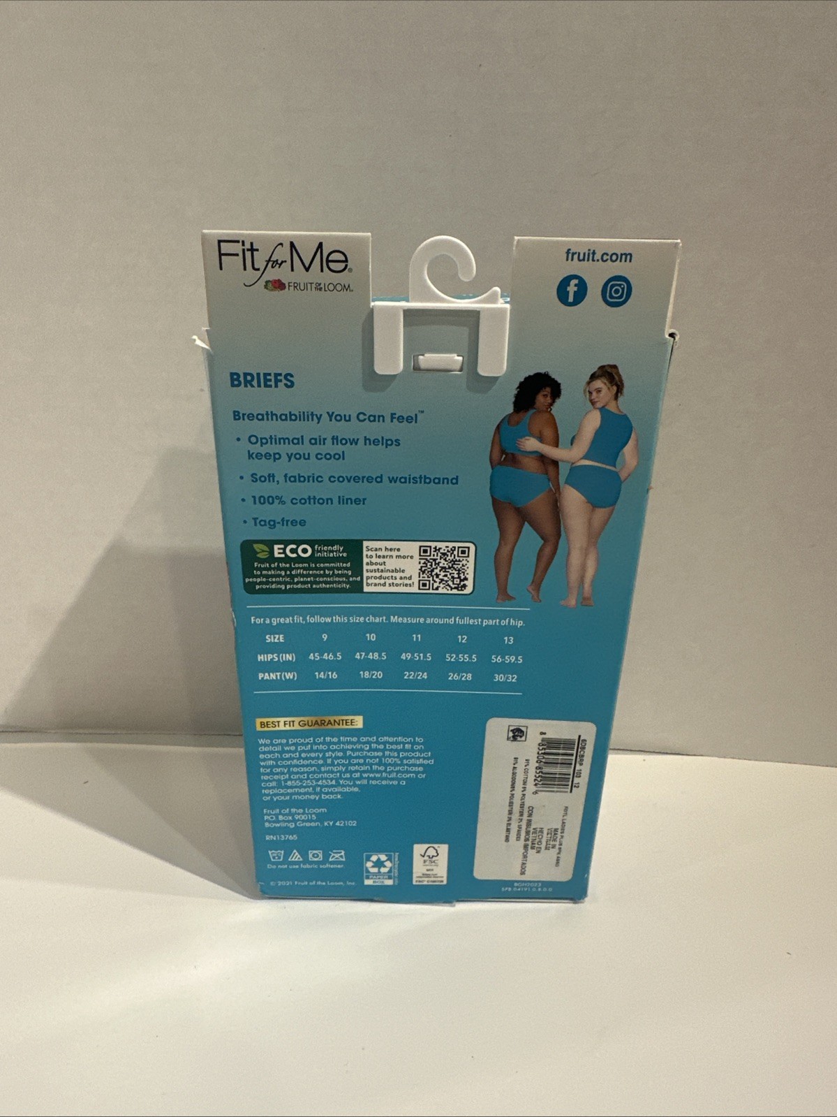 New 5pk Fruit Of The Loom Women’s 12/4X Breathable Cotton-Mesh Brief Underwear